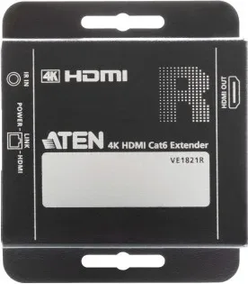 ATEN EXTENSOR HDMI 4K SOBRE CAT 6 (VE1821-AT-G)(CP10)
