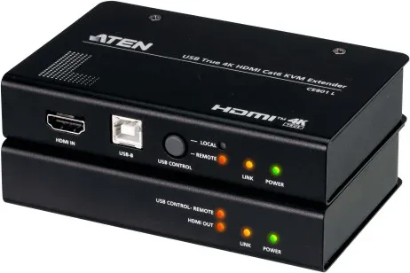 ATEN EXTENSOR KVM CAT 5 VGA/AUDIO USB (1280 X 1024 A 200M) (CE750A-AT-G)