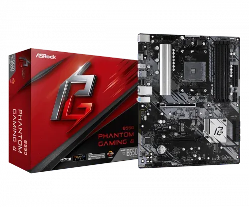 Asrock B550 Phantom Gaming 4 AMD B550 Zócalo AM4 ATX