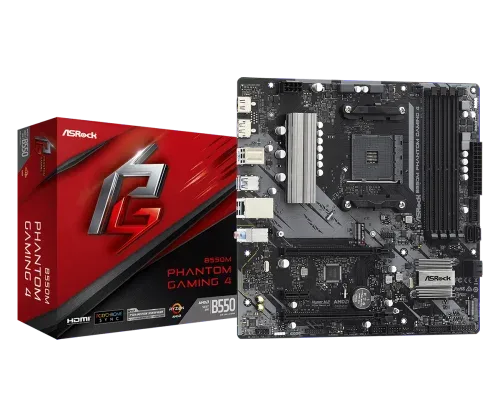 Asrock B550M Phantom Gaming 4 AMD B550 Zócalo AM4 micro ATX