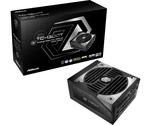 Asrock Taichi TC-1300T unidad de fuente de alimentación 1300 W 20+4 pin ATX ATX Negro