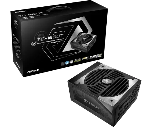 Asrock Taichi TC-1650T unidad de fuente de alimentación 1650 W 20+4 pin ATX ATX Negro