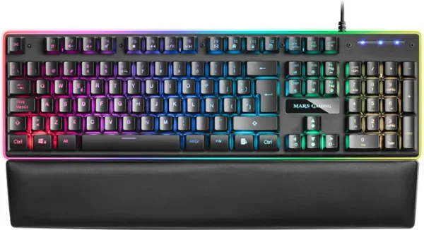 Mars Gaming MK320ES Full RGB H-Mec Reposamuñecas