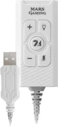 Tarjeta de Sonido Mars Gaming MSC2/ 7.1/ Blanca