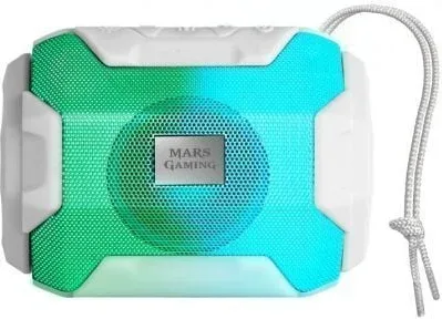 Altavoz con Bluetooth Mars Gaming MSBAXW/ 10W/ 1.0/ Blanco