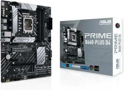 Placa Base Asus Prime B660-PLUS D4 Socket 1700/ DDR4/ PCIe 4.0