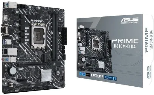 PLACA ASUS PRIME H610M-D D4,INTEL,1700,H610,2DDR4,MATX