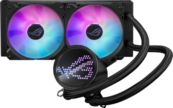 Kit refrigeracion liquida asus rog ryuo iii 240argb  all in one 2 ventiladores 120mm gaming