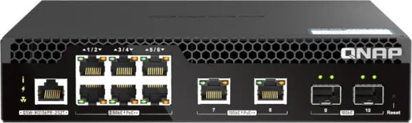 QNAP SWITCH 10 PUERTOS QSW-M2106PR-2S2T