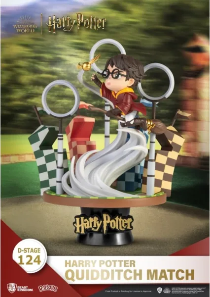 Figura beast kingdom dstage harry potter partido de quidditch
