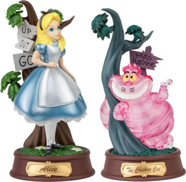Set de 2 figuras mini dstage disney alicia en el pais de las maravillas color especial