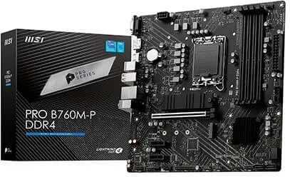 MSI PRO B760M-P DDR4 placa base Intel B760 LGA 1700 micro ATX