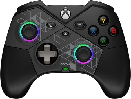 MSI FORCE PRO W CONTROLLER Negro USB 2.0 Gamepad Analógico/Digital Android, PC, Xbox One S, Xbox One X, Xbox Series S, Xbox Series X