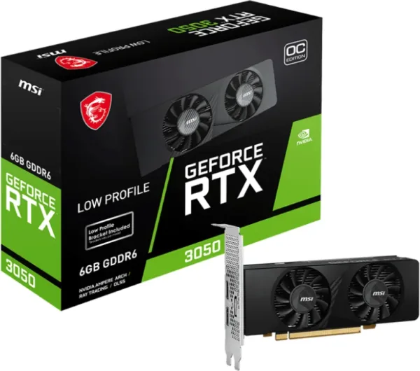 Tarjeta Grafica Msi RTX 3050 Lp 6GB Oc