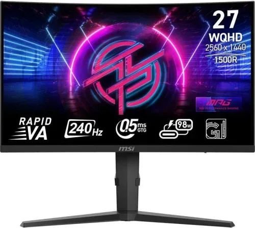 Msi Monitor Mpg 275Cqrxf. 27" Rapid Va Curvo 1500R. 2560X1440 . 240Hz. Negro
