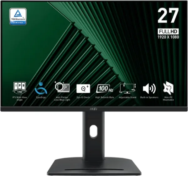 MSI MP275PG Monitor 27"100h VGA HDMI DP  MM AA
