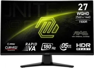 MSI MAG274CQF Monitor 27" WQHD 180hz curv