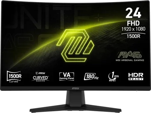 MSI MAG 242C pantalla para PC 59,9 cm (23.6") 1920 x 1080 Pixeles Full HD LCD Negro
