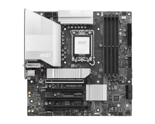 MSI PRO B860M-A WiFi placa base Intel B860 LGA 1851 (Socket V1) micro ATX