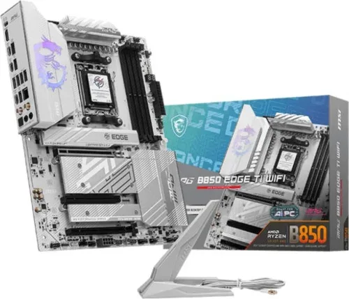 Placa Msi Mpg B850 Edge Ti WiFi,Amd,Am5,B850,4Ddr5,256Gb,WiFi,Atx