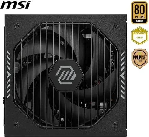 Fuente Alimentacion Msi Mag A1000Gls Pcie5,Psu,1000W,80 Plus Gold,Modular,135Mm,Active Pfc,Pci-E 5.0 (16 Pin)X1,Pci-E (6+2 Pin)X4,SATA (15 Pin)X11