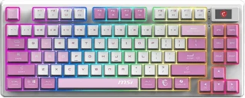 Teclado Msi Forge Gk600 Tkl W Violet Es