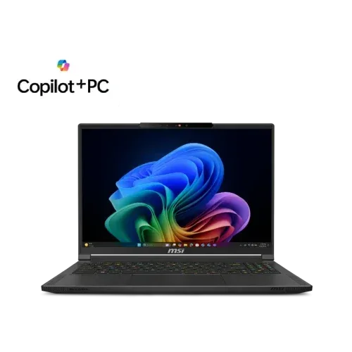 Msi Portatil Stealth A16 Ai+ A3Xwig-061Es. 16"  (2560 X 1600) OLED, 240Hz. Amd Ryzen Ai 9 Hx 370. Nvidia Geforce RTX 5080 , Gddr7 16GB. Lpddr5X 32GB. 1TB NVMe PCIe SSD. W11 Home. Negro