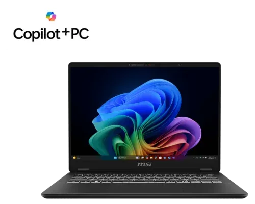 Msi Portatil Prestige 14 Ai+ Evo C2Vmg (Intel® Arc Graphics). 14" 16:10 2.8K (2880X1800), OLED, 120Hz. Intel Core Ultra 7 256V. Intel Arc Graphics. 16GB Lpddr5X. 1TB NVMe SSD. Gris. W11 Home