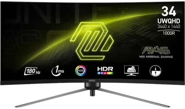 MSI MAG345CQRF E20 Monitor34"UWQHD 200hZ curv