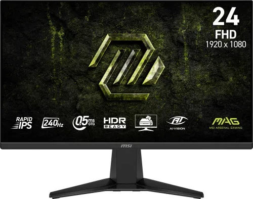 MSI MAG 255F X24 pantalla para PC 62,2 cm (24.5") 1920 x 1080 Pixeles Full HD LCD Negro