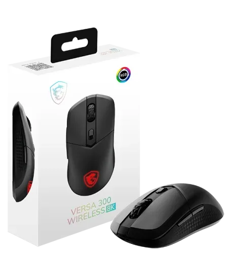 Raton Msi Versa 300 Wireless 8K (Negro)