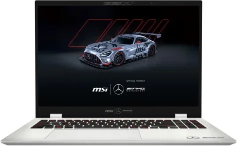 Msi Portatil Prestige 16 Ai+ Mercedesamg B2Vmg-217Es. 16" 16:10 UHD+ (3840X2400), OLED. Intel Core Ultra 9 288V. Intel Arc Graphics. 32GB Lpddr5X. 2TB SSD. W11 Home. Plata