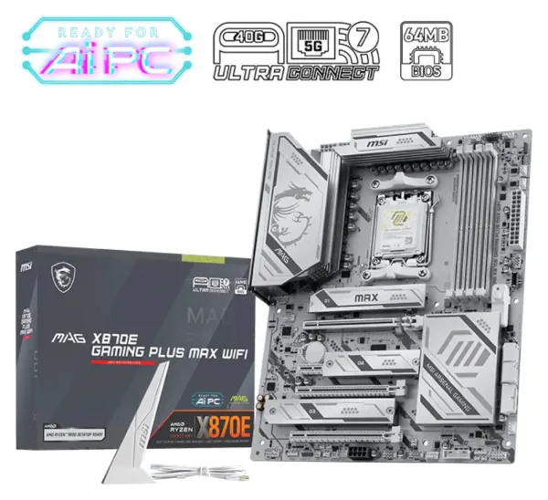 Placa Base Msi Mag X870E Gaming Plus Max WiFi Am5 DDR5