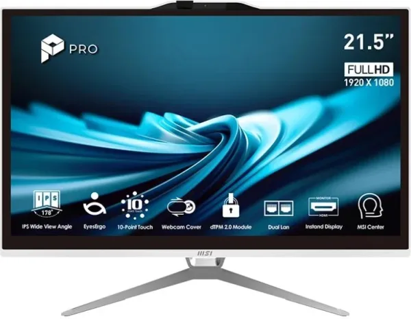 MSI Pro AP222T-614EU i3-14100 8 512 W11H 22" tac.B
