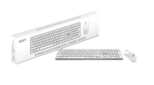 Teclado + Raton Msi Forge K210 W Combo White Es