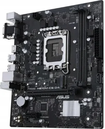 PLACA ASUS PRIME PRIME H610M-R-SI,INTEL,1700,H610,2DDR5,96GB,VGA+HDMI+DP,GBLAN,4SATA3+1M.2,3USB3.2,MATX