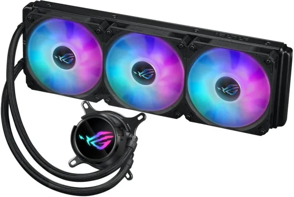 Kit refrigeracion liquida asus rog strix lc iii 360 ARGB 3x 120mm negro