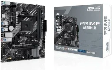 Placa Base Asus Prime A520M-R Socket AM4/ DDR4/ PCIe 3.0/ Micro ATX