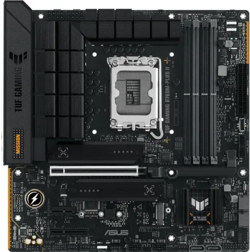 Placa Asus Tuf Gaming B760M-Plus Ii,Intel,1700,B760,4Ddr5,128GB,HDMI+Dp,4Sata+2M.2,5Usb 3.2+1Usb-C,2.5GB,Matx