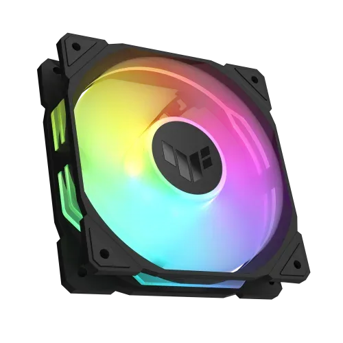 ASUS TUF Gaming TR120 ARGB Reverse Fan - Single Pack Carcasa del ordenador Ventilador 12 cm Negro
