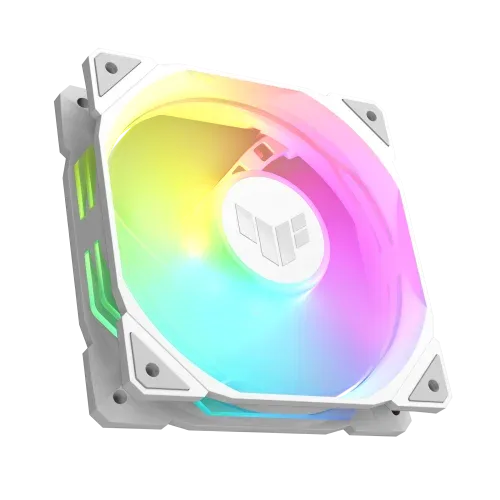 ASUS TUF GAMING TR120 ARGB REVERSE 1-pack White Carcasa del ordenador Refrigerador de aire 12 cm Blanco