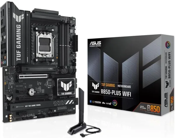 ASUS TUF GAMING B850-PLUS WIFI AMD B850 Zócalo AM5 ATX