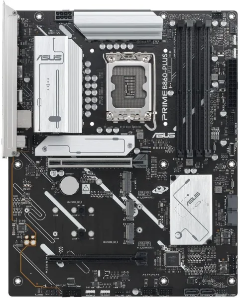 Placa base asus intel prime b860 - plus - csm  socket 1851 ddr5 x4 max 256gb hdmi displayport atx