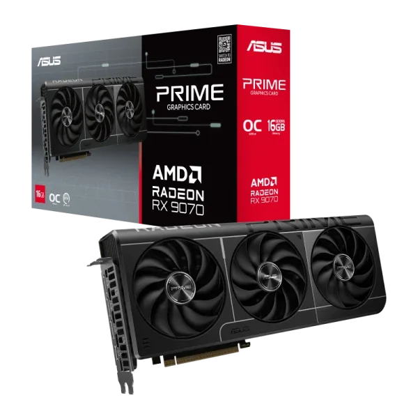 ASUS Prime -RX9070-O16G AMD Radeon RX 9070 16 GB GDDR6