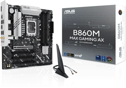 ASUS B860M MAX GAMING AX Intel B860 LGA 1851 (Socket V1) micro ATX