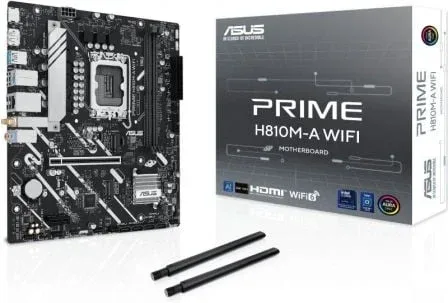 Placa Base Asus Prime H810M-A WIFI Socket 1851/ DDR5/ PCIe 4.0/ Micro ATX