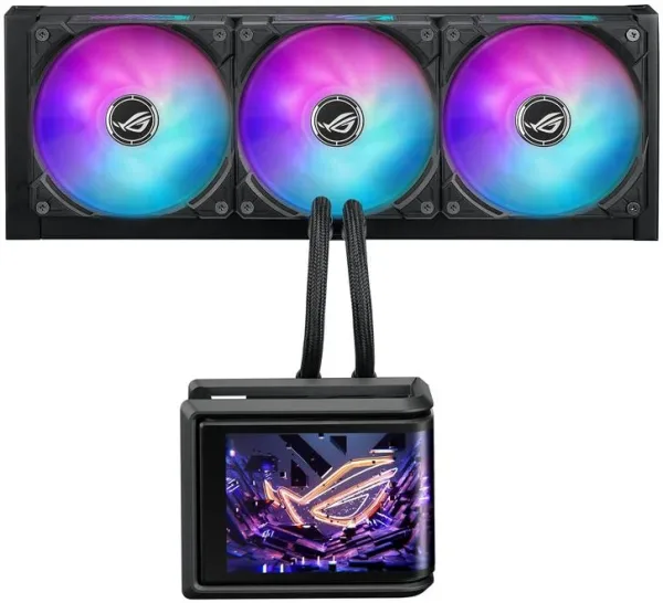 Kit refrigeracion liquida asus rog ryuo iv slc 360 ARGB 3x 120mm negro