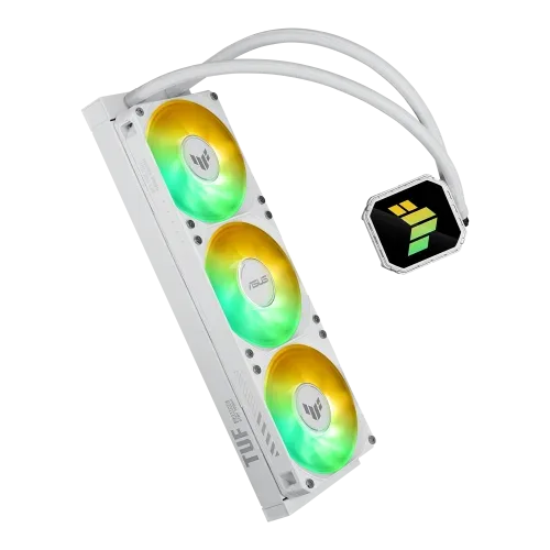 ASUS TUF Gaming LC III 360 ARGB White Edition Carcasa del ordenador Sistema de refrigeración líquida todo en uno 12 cm Blanco