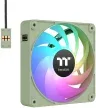 Ventilador Magnetico de Caja Thermaltake Ct120 Ex ARGB 3Xvent Verde Matcha