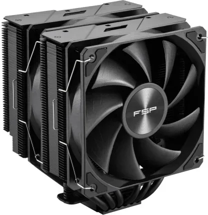 Fsp Refrigeraciones de Aire Intel Lga 1851/1700/1200 Amd Am4/Am5 120Mm Black Top Cover High-Performance Quiet Pwm